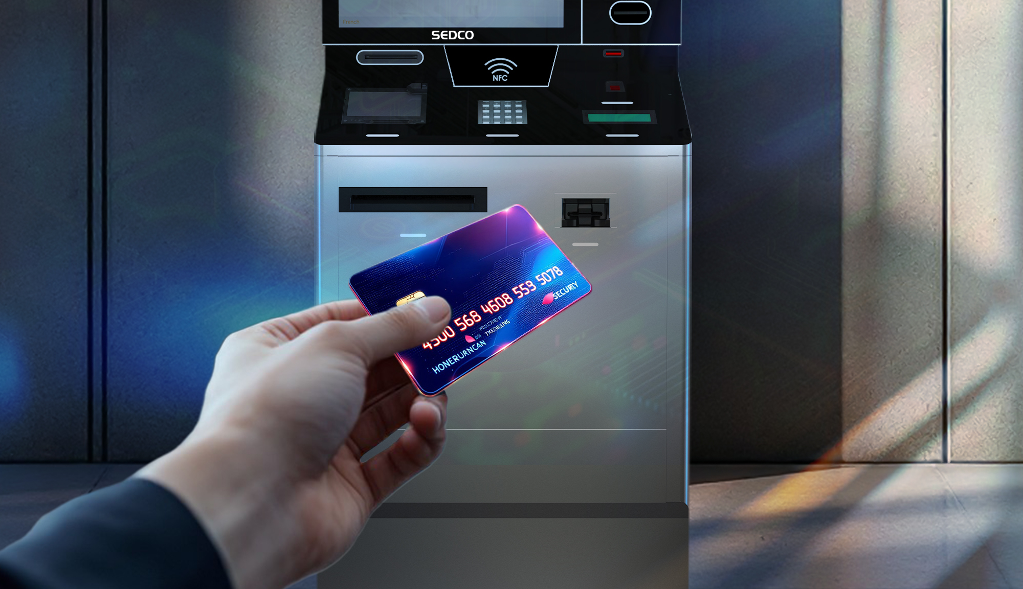 screenshot of SEDCO Self Service Kiosk